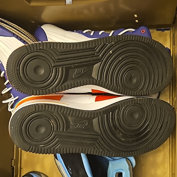 Nike Air Force 1 '07 LV8 Shoes University Red White Blue FN6840-657 Men's 10 - Picture 8 of 8